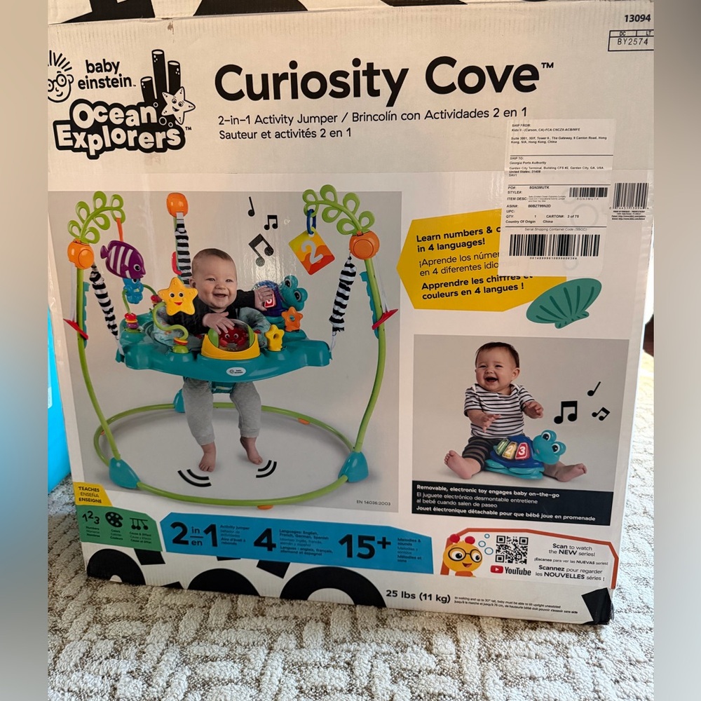 Baby Einstein Ocean Explorers Curiosity Cove Activity Jumper - Picture 13 of 13